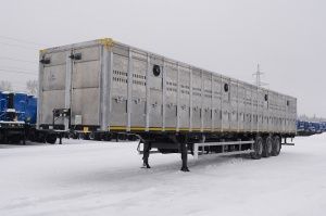 Универсальный полуприцеп для перевозки КРС и свиней