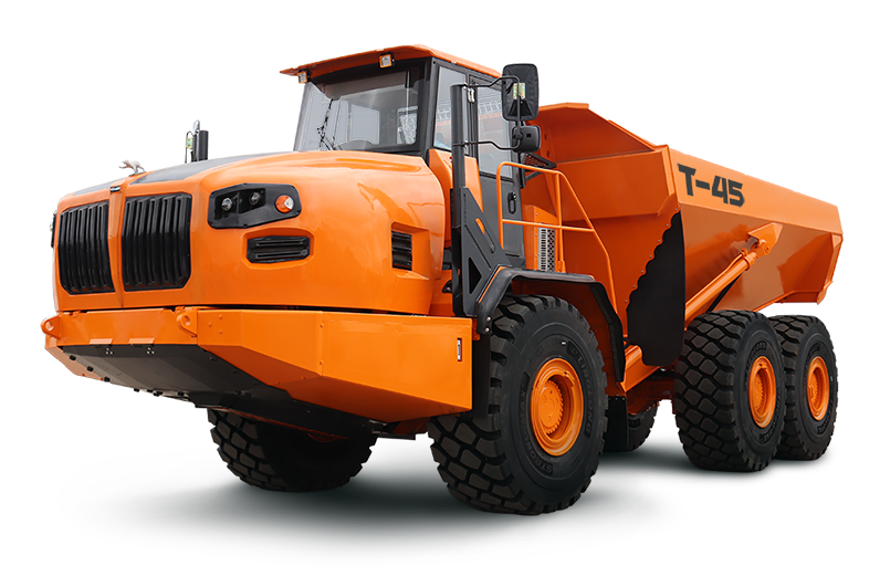 Шарнирно-сочлененный самосвал Тонар-7507